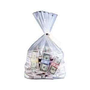    Currency Deposit Bags, 12 x 20, Clear, 100/Box