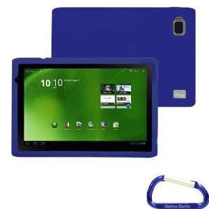   Cover (Blue) with Carabiner Key Chain for the Acer Iconia Tab A500