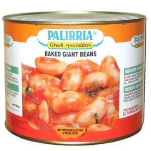 Baked Giant Beans   Palirria   2 kg can Grocery & Gourmet Food