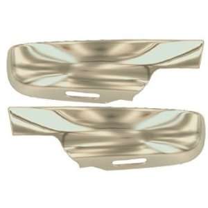   Pickup Truck Chrome Mirror Cover Kit (Bottom Half Only) Automotive
