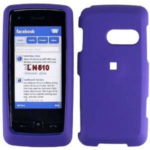  Hard Purple Case Cover Faceplate Protector for LG Banter Touch 