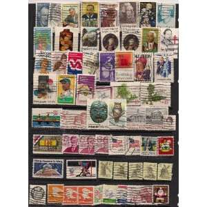  60 Different Used 15 Cent US Stamps. 