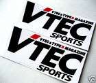 JDM Vtec Sports Type R Racing Decal Sticker FD EK blk items in jdm 