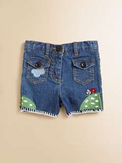 Stella McCartney Kids   Infants Embroidered Hula Girl Shorts