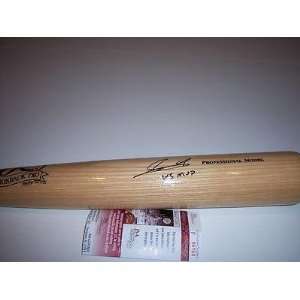 Renteria Signed Baseball Bat   mvp Jsa coa Full Size   Autographed MLB 