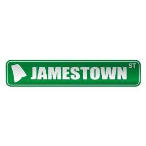   JAMESTOWN ST  STREET SIGN USA CITY RHODE ISLAND