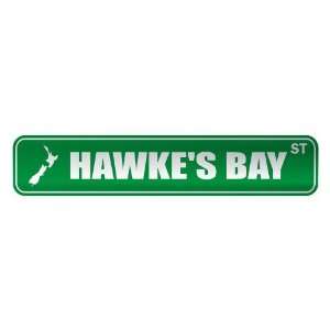   HAWKES BAY ST  STREET SIGN CITY NEW ZEALAND