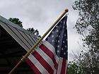 Wooden flag pole w/sleeve for Decorative House Flags  