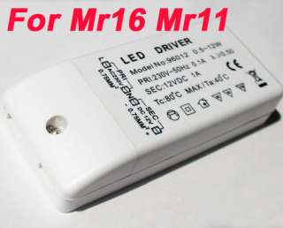 12V DC LED Driver Power Supply Transformer MR16 MR11  
