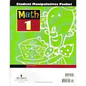  Math 1 Student Manipulatives Packet   BJU (9781591663256) Books