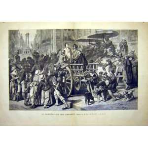   Piloty Beheading Guillotine French Print 1881