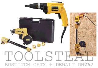 DeWalt DW257 R + Bostitch CST2 KIT Coil Fed Screw Gun  