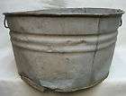 antique 60year old galvanized steel wash tub ex historic winery