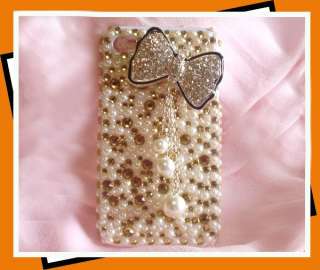   Diamond Bow Bling Hard Protect Case Cover For Apple iPhone 4 4G  