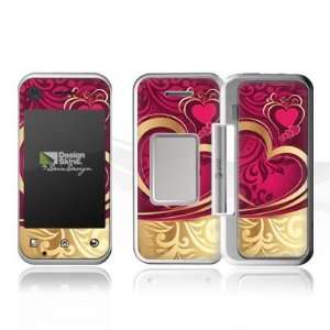   Skins for Motorola Backflip   Heart of Gold Design Folie Electronics