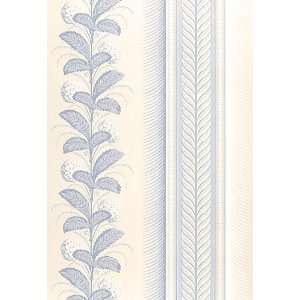  Hydrangea Drape Blue by F Schumacher Wallpaper
