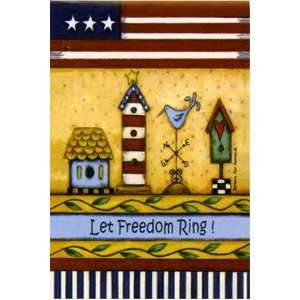 Let Freedom Ring Flag 28x40 Patio, Lawn & Garden