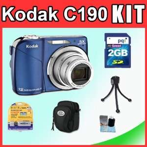 Kodak EasyShare C190 12MP Digital Camera with 5x Optical Zoom and 2.7 