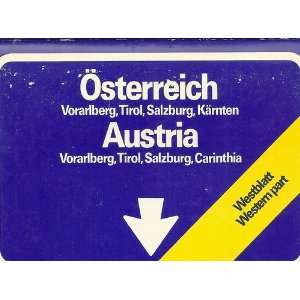  Osterreich, Strassenkarte 1985  Austria, road map 