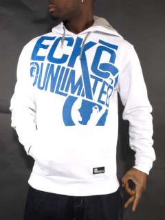Ecko Unltd Gonzales II Pullover Hoodie White S M L XL  