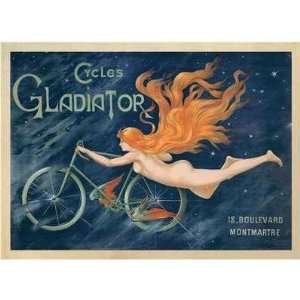  Cycles Gladiator 1895 CA Poster Print