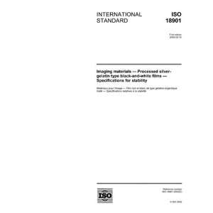  ISO 189012002, Imaging materials   Processed silver 