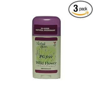 Herbal Clear PG Free Wild Flower Deodorant with Lavender and Tea Tree 