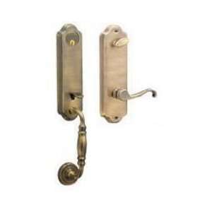  Schlage FA360 609 Antique Brass Florence One piece Handle 