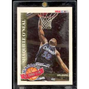  93 NBA Hoops Magics Rookie Team Shaquille Oneal Rookie 