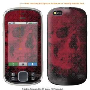 Protective Decal Skin Sticker for T Mobile Motorola Cliq XT case cover 