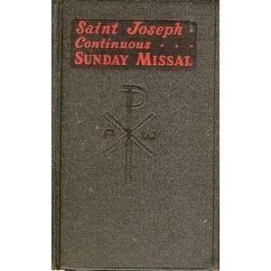  Saint Joseph Continuous Sunday Missal Hugo (editor 