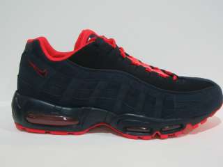 nike air max 95 color obsidian/white action/red#609048 400  