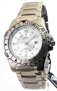   croton 20 atm aquamatic 24 hour military time stainless steel rotating
