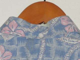 80s Vintage Reyn Spooner Hawaiian Shirt Reverse Print  