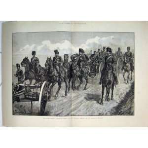  War 1883 Easter Monday Volunteer Review Horse Artillery 