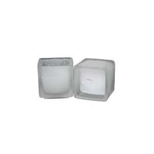  Square Frosted Votive with Candle (Case of 24) Arts 