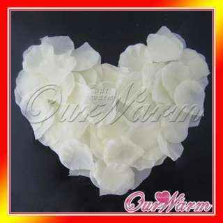 1000 Ivory Silk Rose Petal Flower Wedding Decor Colors  