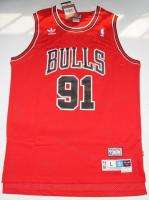 Dennis Rodman Jersey Chicago Bulls 91# Red New  