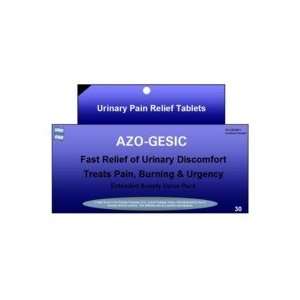  Azo Gesic UTI Analgesic/Anesthetic Agent Tablets 30 