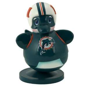 Pack of 4 NFL Miami Dolphins Wind Up Musical Mascots  