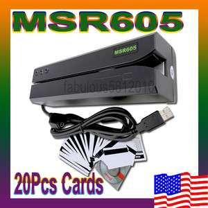   Card Reader Writer Encoder Stripe Swipe Credit Magstripe MSR206  