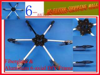 Big discount ~Fiber glass & Aluminum 6 axial DIY Frame UFO 