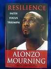 resilience by alonzo mourning hardcover sports biography basketball 