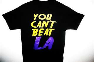 You Cant Beat LA Lakers T Shirt Tee Boston Sucks Sm 2XL  