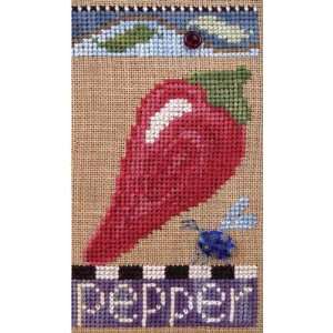  Farmers Market Fresh Pepper   Cross Stitch Pattern Arts 