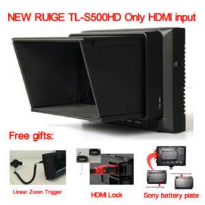 RUIGE TL S500HD HD LCD Field Monitor fr CANON 5D 7D  