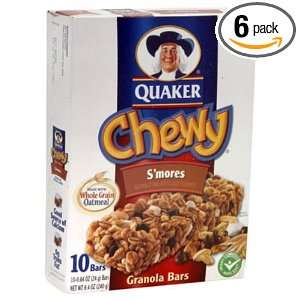 Quaker Chewy Granola Bar Smores, 8.4 Ounce (Pack of 6)  