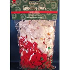Holiday Party Pet Dog Grooming Bows   100 Count Variety Pack at THE 
