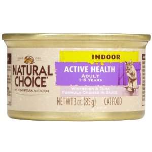  Natural Choice Indoor Cat Food 3oz Case Fish