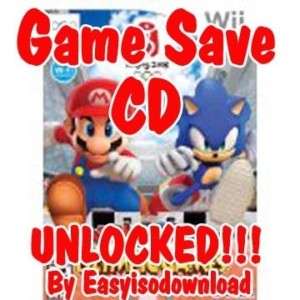 Wii Game Save CD Mario & Sonic at the Olympic Games   